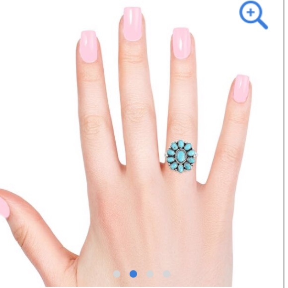 Unlisted Jewelry - TURQUOISE RING Sterling Silver Santa Fe Style